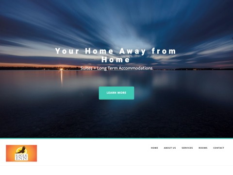 Screenshot of the Eagle Inn Suites website