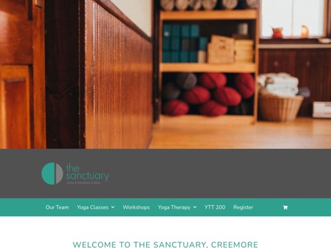 Screenshot of the The Sanctuary website